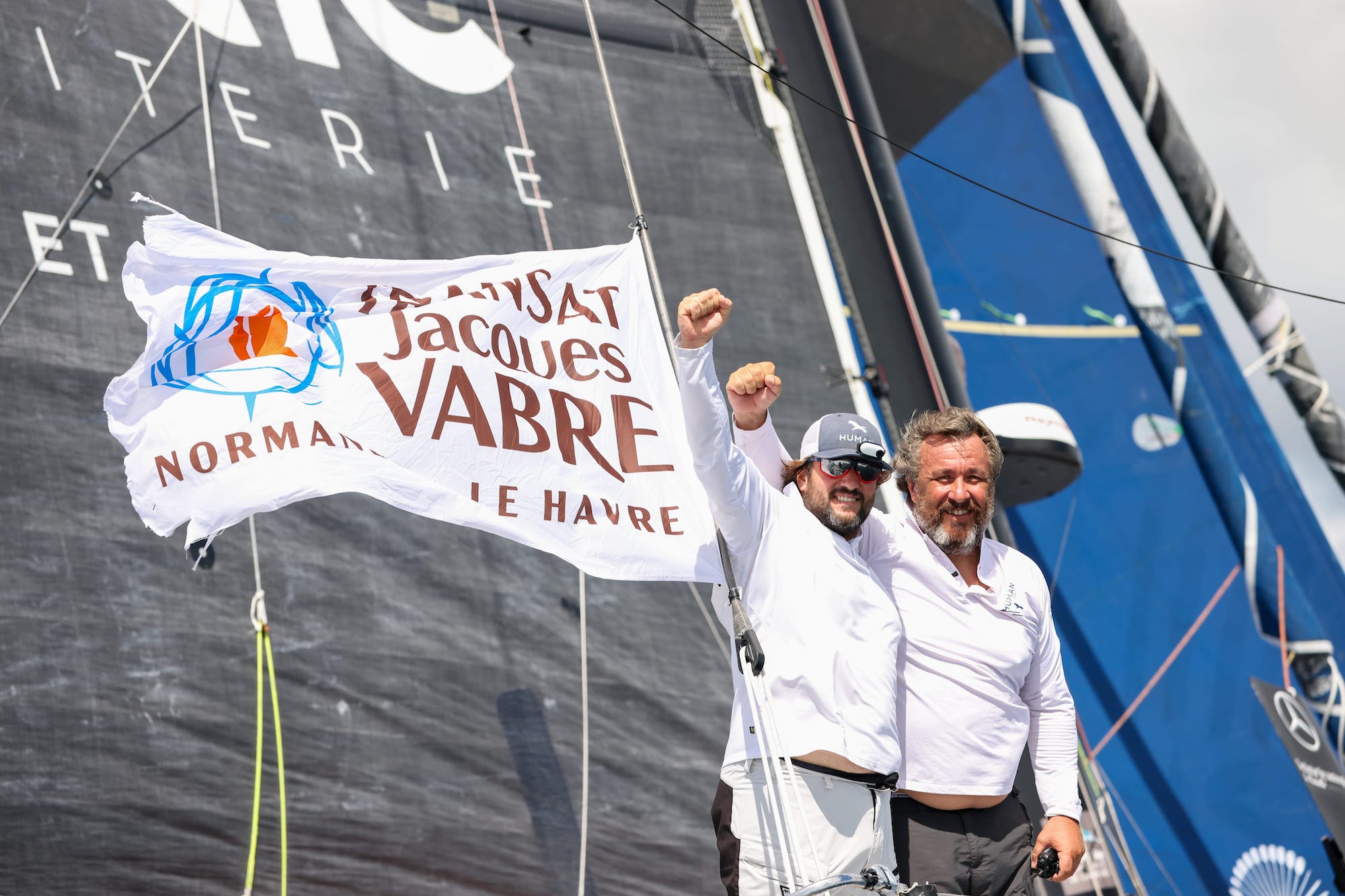 L'arrivée de la transat Jacques Vabre - Human immobilier x Antoine Cornic