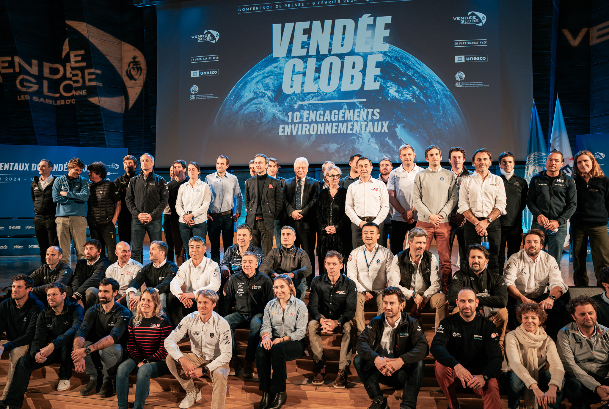 Antoine Cornic - HUMAN Immobilier, Conférence de presse Vendée Globe 2024