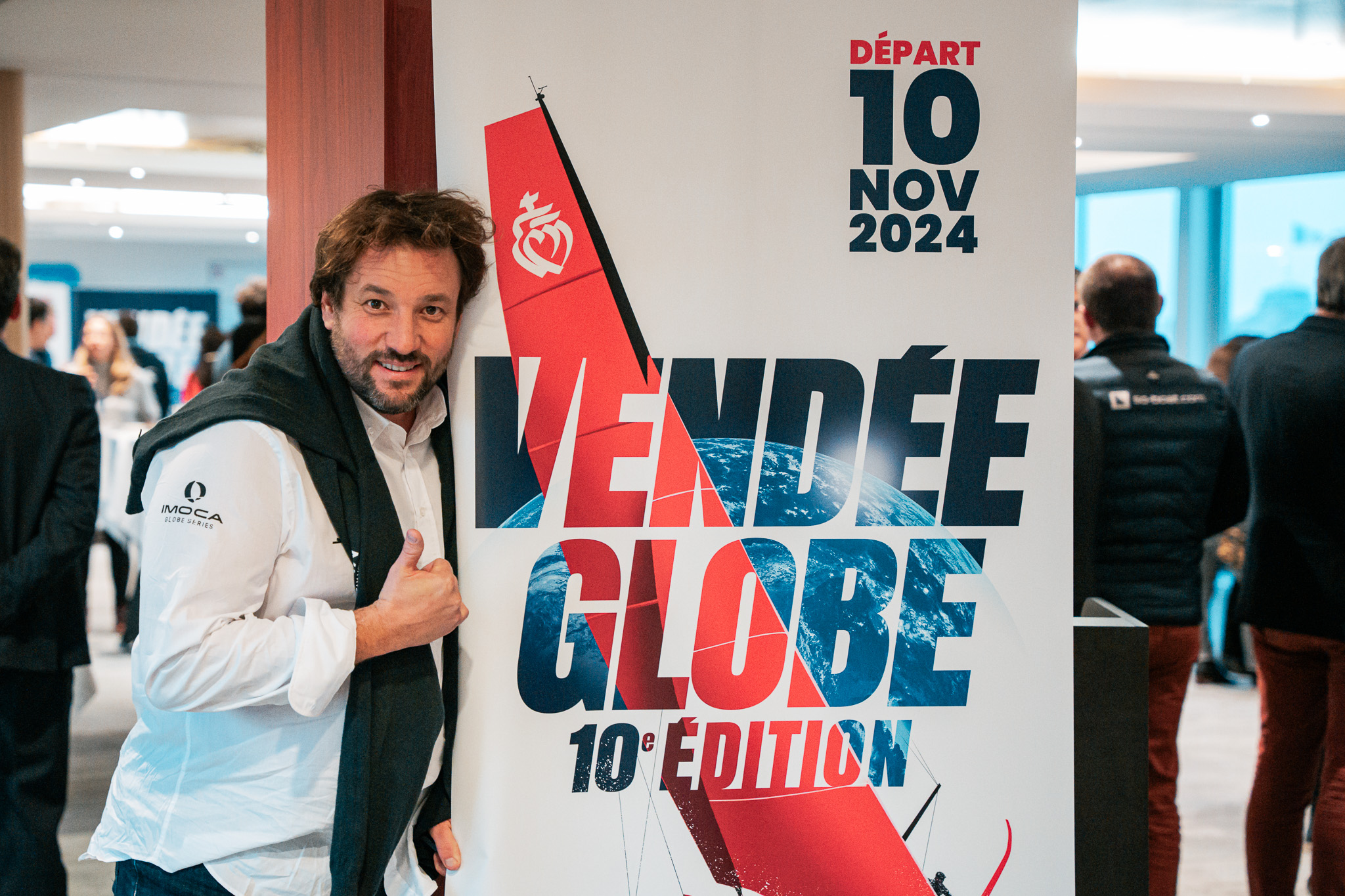 Antoine Cornic - HUMAN Immobilier, Conférence de presse Vendée Globe 2024